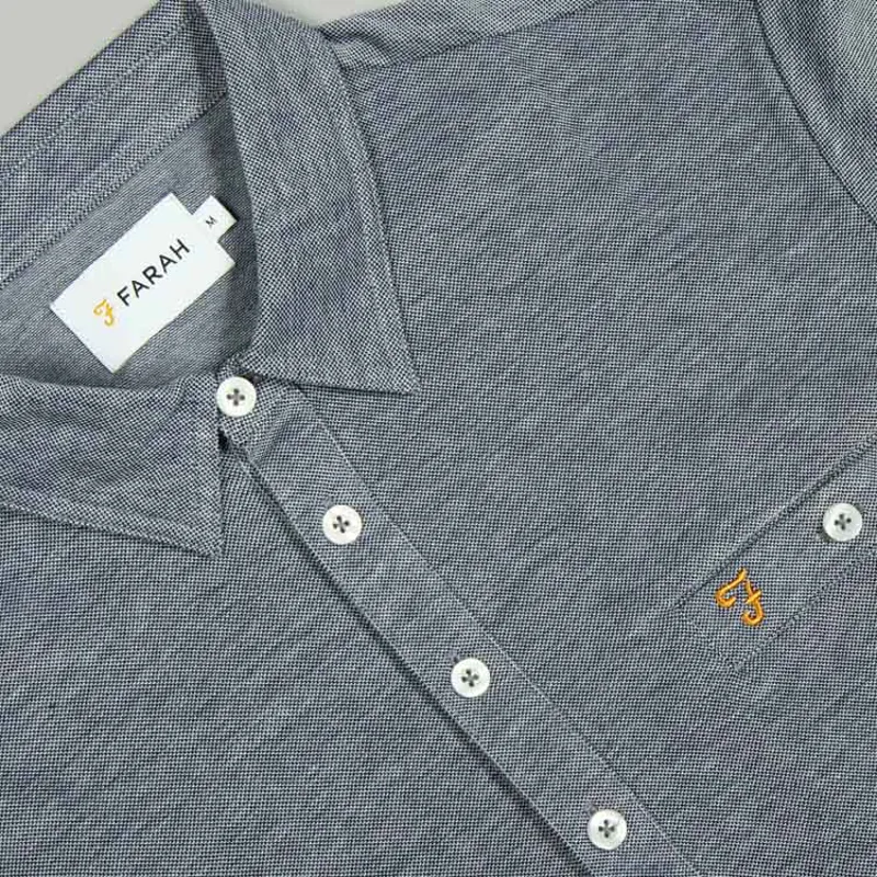 Farah Tennyson Polo Shirt - True Navy-1